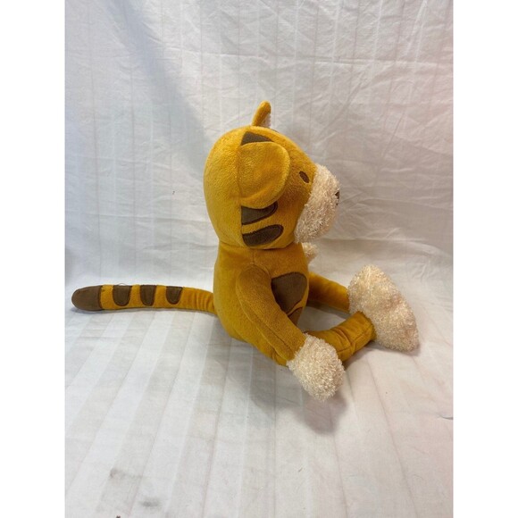 Nojo Baby Orange Tiger Tate Cub Cat Plush 15” sitting, Stuffed Toy Lovey - Picture 2 of 7